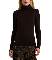 Lauren Ralph Lauren Silk-Blend Turtleneck Sweater