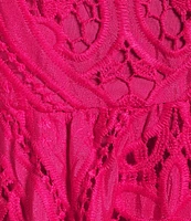 Layered With Love Plus Size Square Neck Sleeveless Ruffle Lace Maxi Dress
