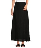 Le' AL.X Coordinating Linen A Line Maxi Skirt