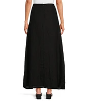 Le' AL.X Coordinating Linen A Line Maxi Skirt