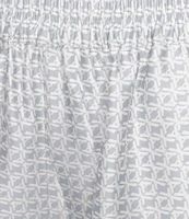 Le' AL.X Logo Print Satin High Smock Waisted Coordinating Boxing Shorts