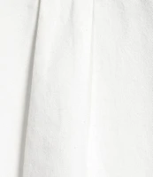 Le' AL.X Denim Point Collar Button Front Dropped Long Sleeve Oversized Coordinating Overshirt