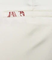 Le' AL.X Horse Motif Satin High Rise Coin Pocket Trouser Coordinating Shorts