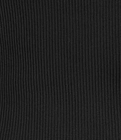 Le' AL.X Knit Ribbed Sqaure Neck Tank Top