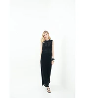 Le' AL.X Mesh Knit Mid Rise Coordinating Maxi Skirt