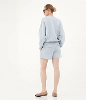 Le' AL.X Soft Organic Cotton Knit Crew Neck Long Sleeve Coordinating Sweatshirt