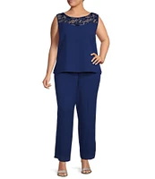 Le Bos Plus Size 3-Piece Pant Set