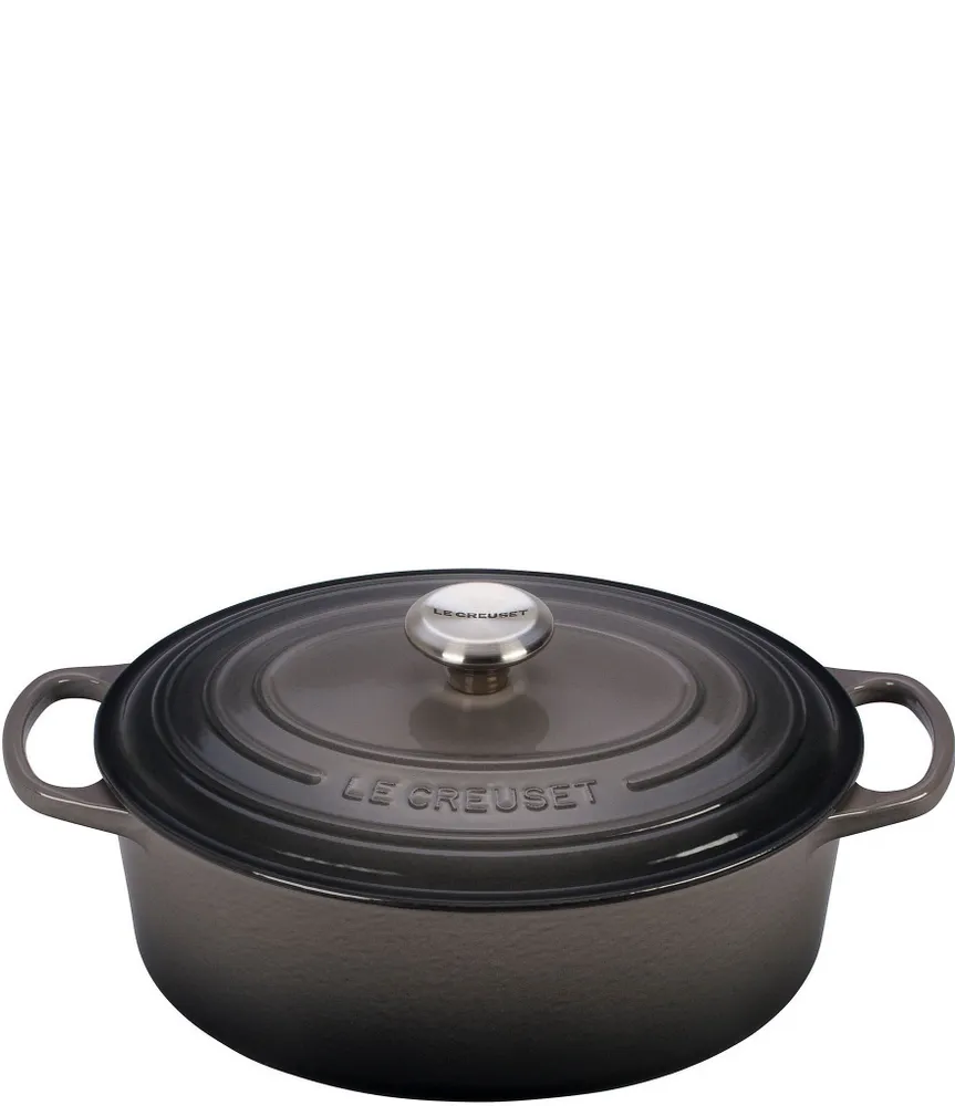 Le Creuset 5-Quart Signature Oval Dutch Oven with Stainless Steel Knob