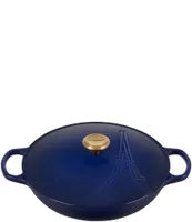 Le Creuset Eiffel Tower Collection Signature Braiser with Gold Knobs