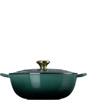 Le Creuset Enameled Cast Iron Holly Collection Traditional Chef's Oven with Lid, 4.5-Quart