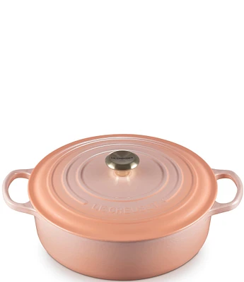 Le Creuset Enameled Cast Iron Signature Round Wide Dutch Oven, 6.75 qt.