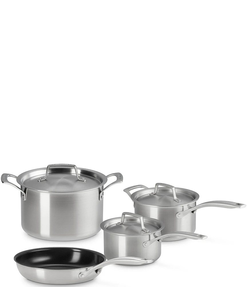 Le Creuset Essential Stainless Steel 7-Piece Cookware Set