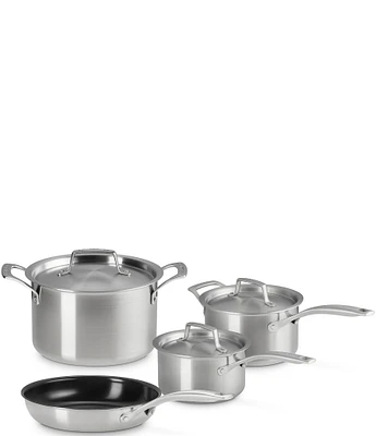 Le Creuset Essential Stainless Steel 7-Piece Cookware Set