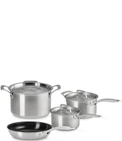 Le Creuset Essential Stainless Steel 7-Piece Cookware Set