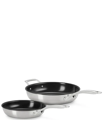 Le Creuset Essential Stainless Steel Non-stick 2-Piece Frying Pan Set