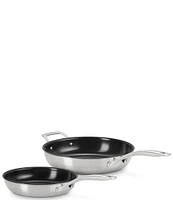Le Creuset Essential Stainless Steel Non-stick 2-Piece Frying Pan Set