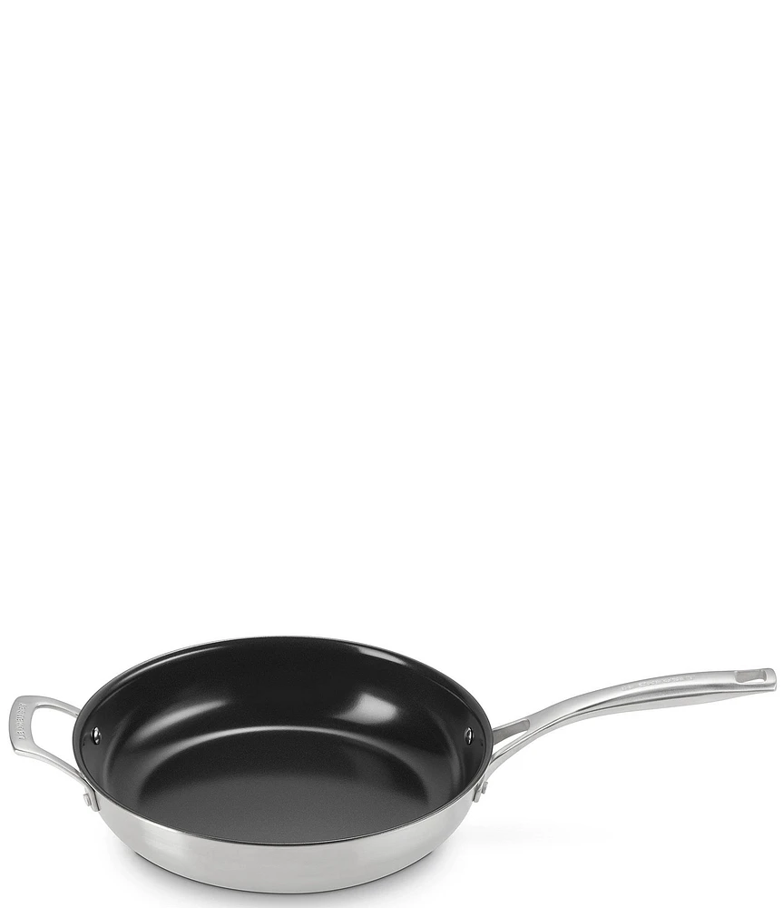 Le Creuset Essential Stainless Steel Non-stick Frying Pan with Handle Helper, 11 in.