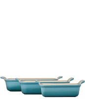 Le Creuset Heritage 3-Piece Rectangular Baking Dish Set