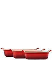 Le Creuset Heritage 3-Piece Rectangular Baking Dish Set