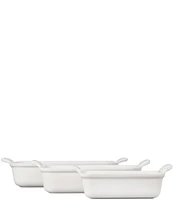 Le Creuset Heritage 3-Piece Rectangular Baking Dish Set