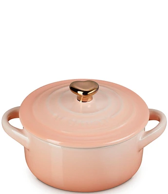 Le Creuset Mini L'Amour Collection Mini Round Cocotte With Gold Heart Knob