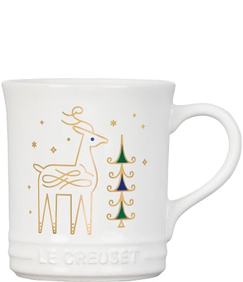 Le Creuset Noel Collection Reindeer Coffee Mug