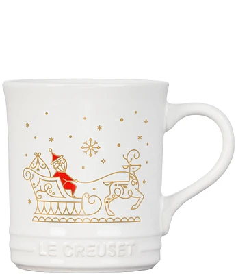 Le Creuset Noel Collection Santa's Sleigh Coffee Mug