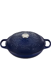 Le Creuset Olive Branch Collection Signature Braiser with Stainless Steel Knob