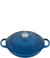 Le Creuset Olive Branch Collection Signature Braiser with Stainless Steel Knob