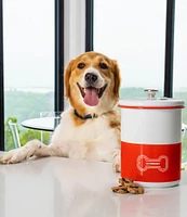 Le Creuset Pet Collection Treat Jar with Stainless Steel Knob