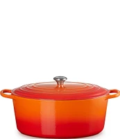 Le Creuset Signature 15.5 Quart Oval Dutch Oven with Stainless Steel Knob