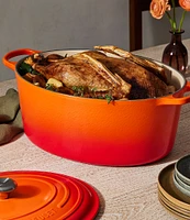 Le Creuset Signature 15.5 Quart Oval Dutch Oven with Stainless Steel Knob