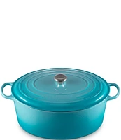 Le Creuset Signature 15.5 Quart Oval Dutch Oven with Stainless Steel Knob