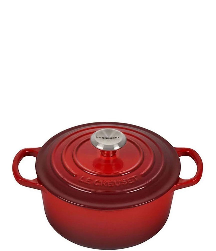 Le Creuset Signature 2-Quart Round Enameled Cast Iron Dutch Oven with Stainless Steel Knob