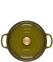 Le Creuset Signature 3.5-Quart Enameled Cast Iron Braiser with Gold Stainless Steel Knob