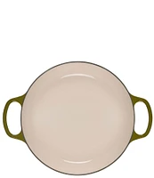 Le Creuset Signature 3.5-Quart Enameled Cast Iron Braiser with Gold Stainless Steel Knob