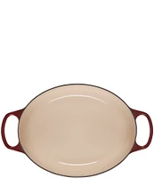 Le Creuset Signature 6.75-Quart Oval Enameled Cast Iron Dutch Oven with Gold Stainless Steel Knob