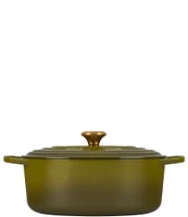 Le Creuset Signature 6.75-Quart Oval Enameled Cast Iron Dutch Oven with Gold Stainless Steel Knob