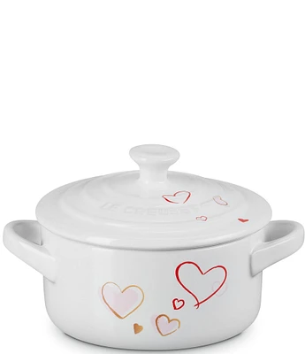 Le Creuset Stoneware Classic Round Mon Coneur Mini Cocotte, 8-oz.