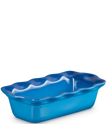 Le Creuset Stoneware Heritage Fluted Loaf Pan, 9 in