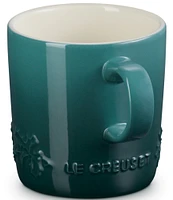 Le Creuset Stoneware Holly Collection Coffee Mug, 12- oz