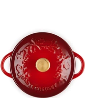 Le Creuset Stoneware Holly Collection Mini Cocotte, 8-oz.