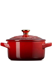 Le Creuset Stoneware Holly Collection Mini Cocotte, 8-oz.