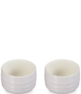 Le Creuset Stoneware Round Ramekin Straight Wall, Set of 2