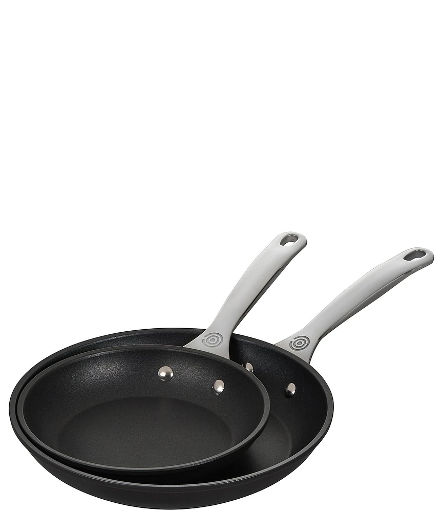 Le Creuset Toughened Nonstick Pro 8#double; & 10#double; Fry Pan Set