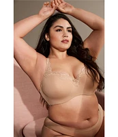 Le Mystere Dream Tisha Full-Busted Contour Underwire U-Back Lace T-shirt Bra