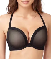 Le Mystere Infinite Possibilities Deep Plunge Convertible Push-Up T-Shirt Bra