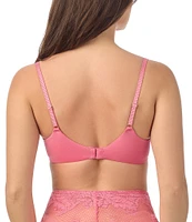 Le Mystere Lace Allure Unlined Scoop Neck Adjustable Bra