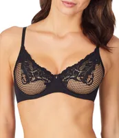 Le Mystere Lace Allure Unlined Scoop Neck Adjustable Bra