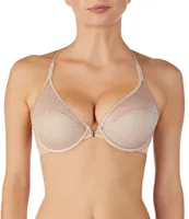 Le Mystere Lace Perfection Full-Busted Contour Underwire Convertible Toed-In Back Bra